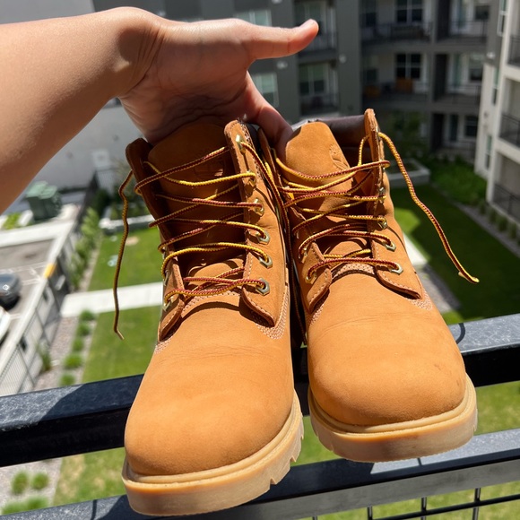 Women’s Timberland 6-inch Waterproof Boots in Wheat Nubuck - Picture 4 of 4